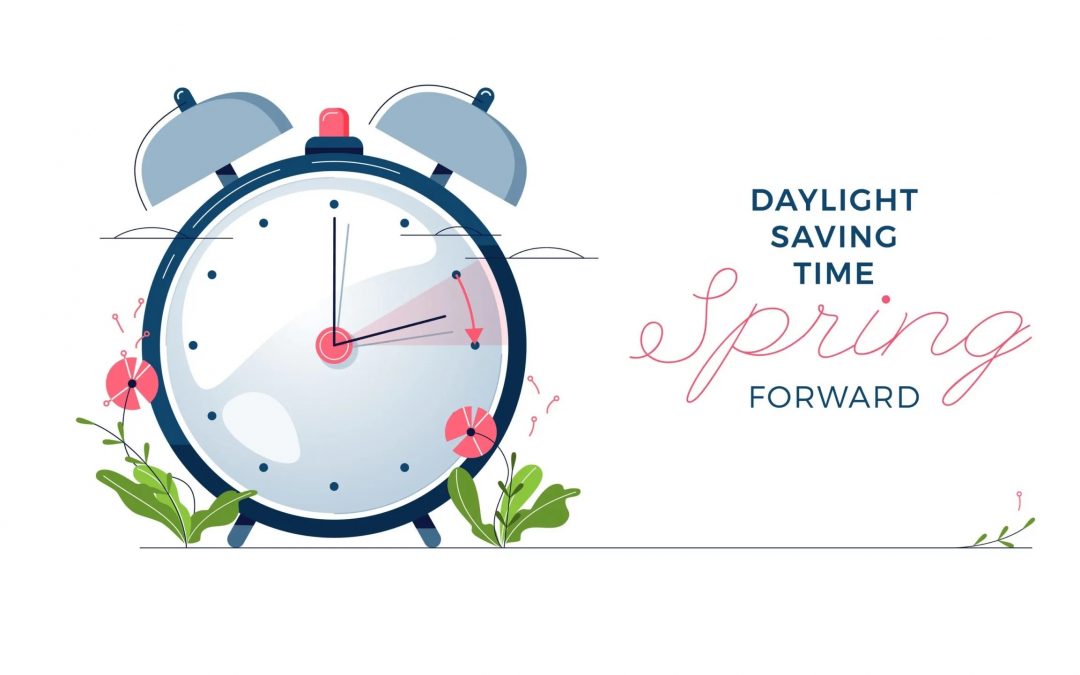 Daylight Savings Time Begins. Spring Clocks Forward