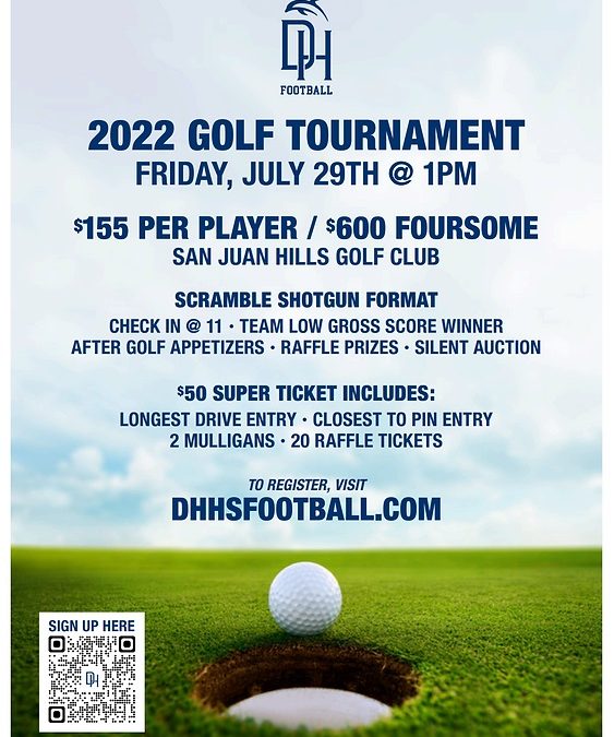 Dana Hills High School 2022 Golf Tournament