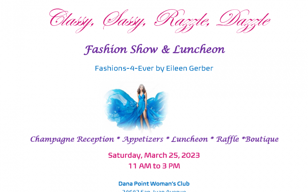 Dana Point Woman’s Club Fashion Show and Luncheon