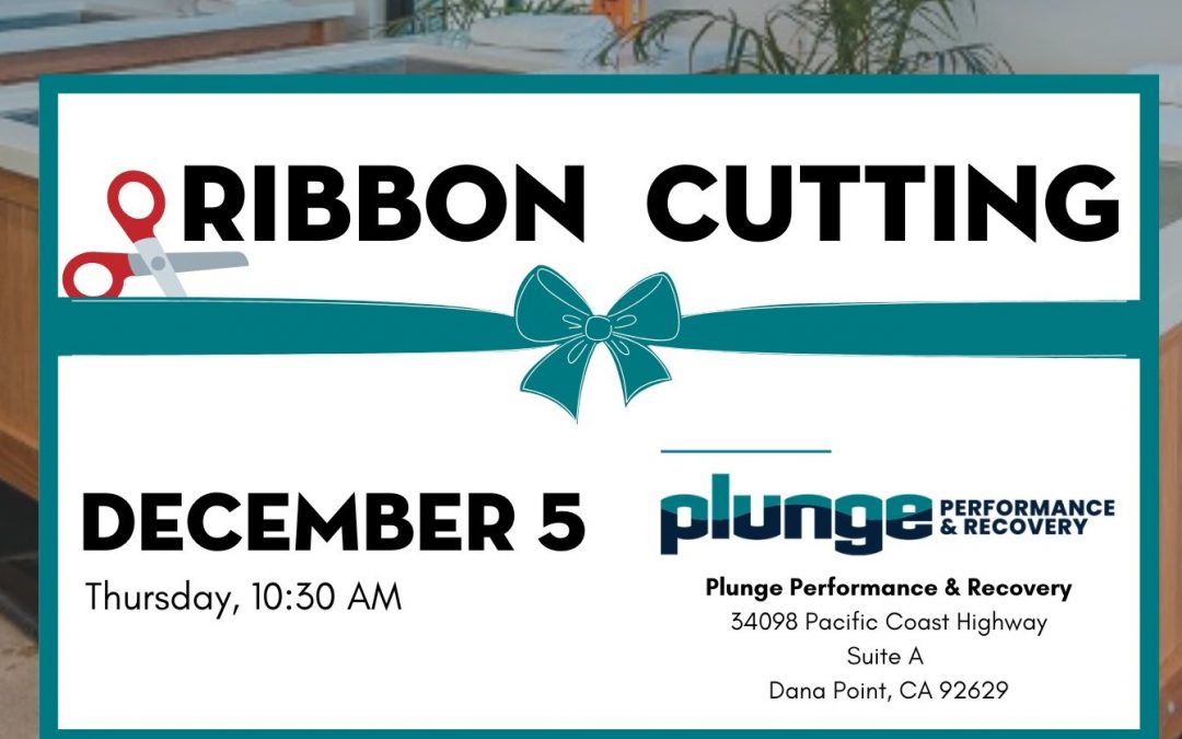 Plunge Performance & Recovery Ribbon Cutting