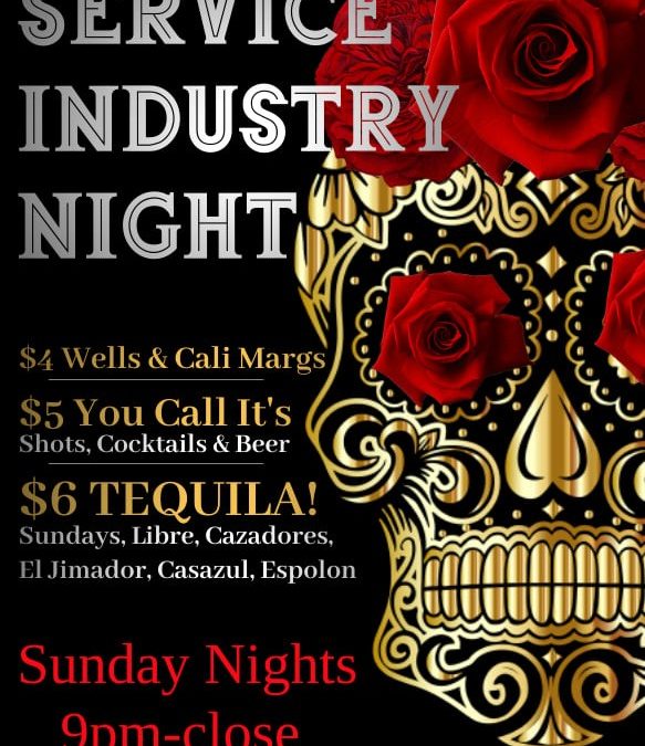 Service Industry Night at Cali Costa