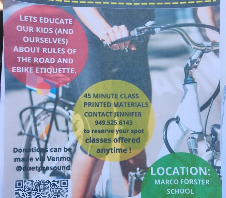 eBike Safety Class