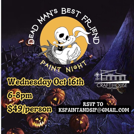 Halloween Paint Night at Craft House